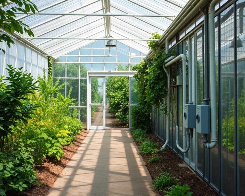 greenhouse utilities access