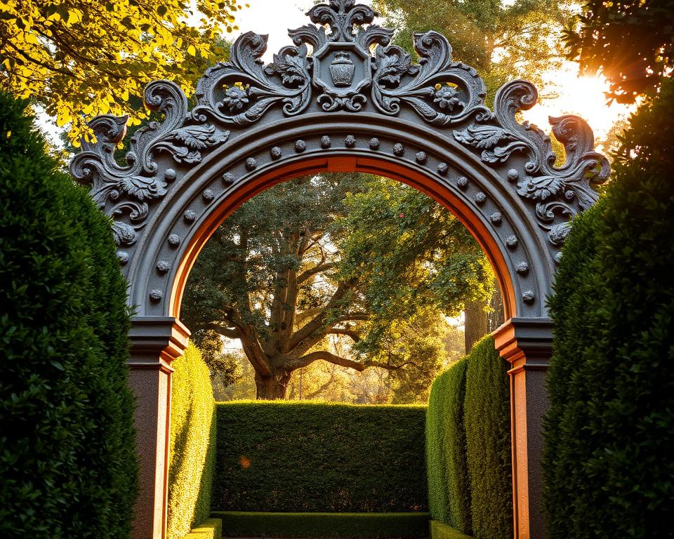 historical garden arch design