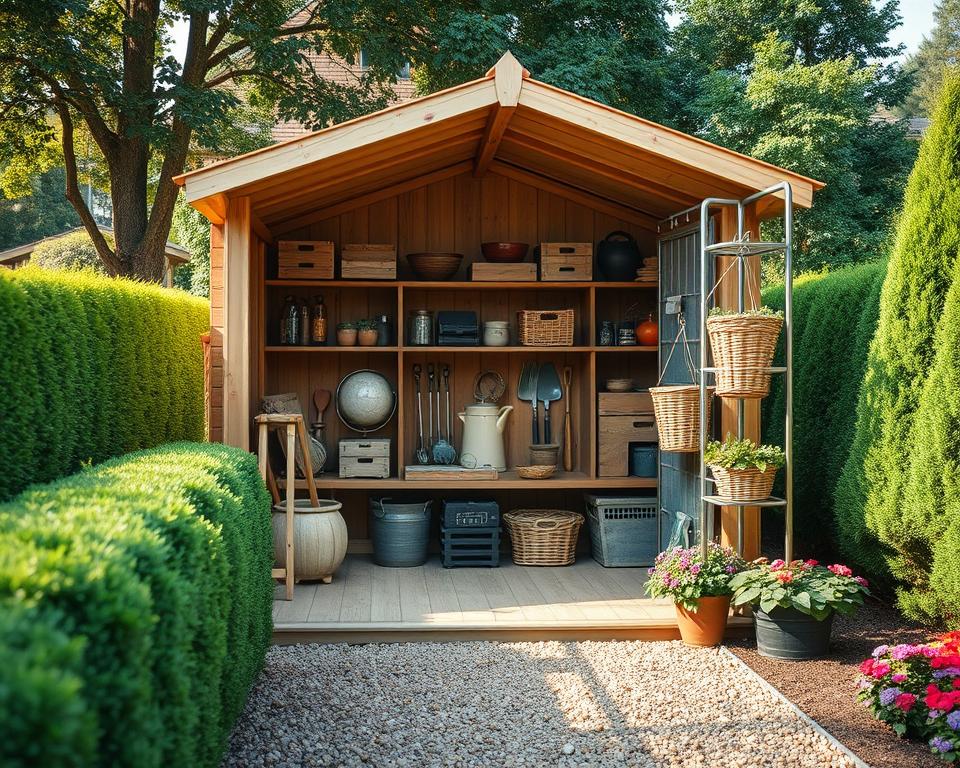 ideal garden storage settings