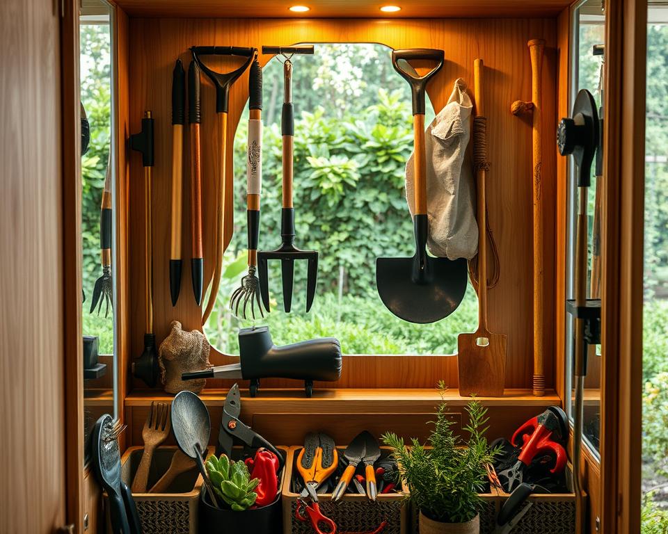 innovative garden tool storage