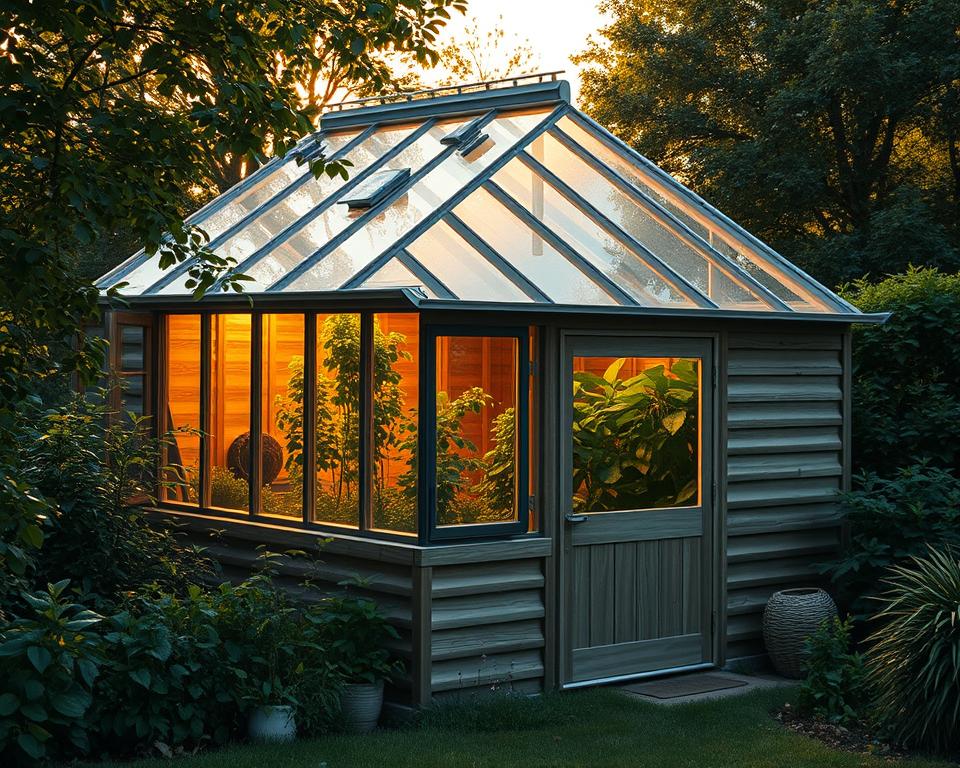 innovative shed greenhouse combination