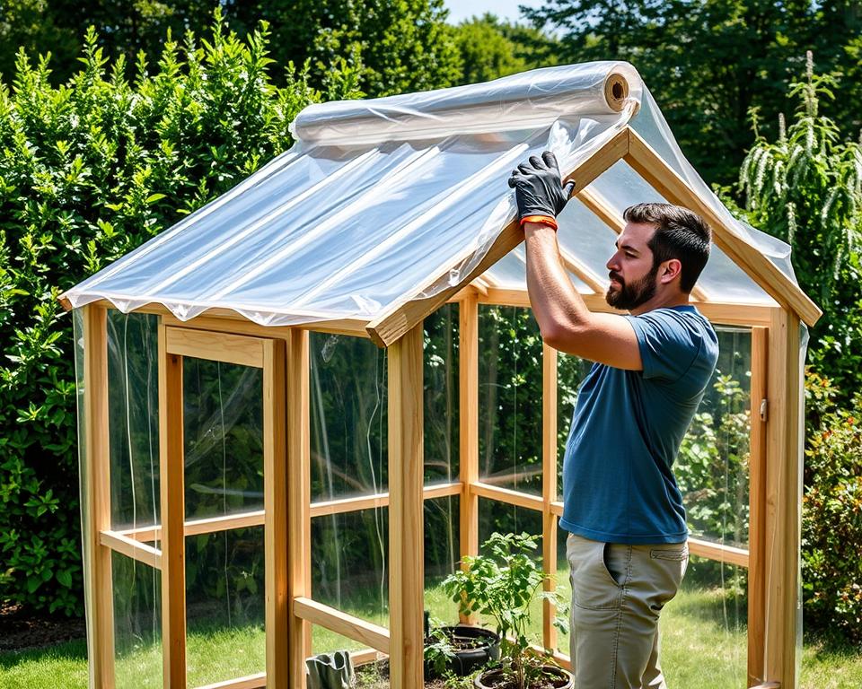 installing greenhouse coverings