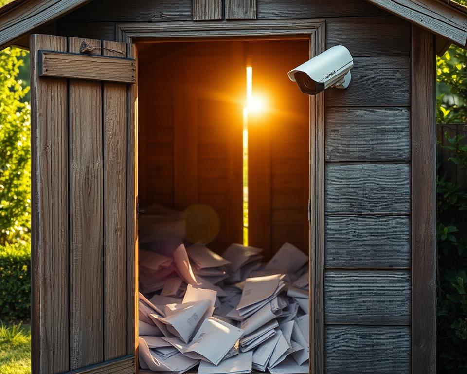 insurance documents shed security