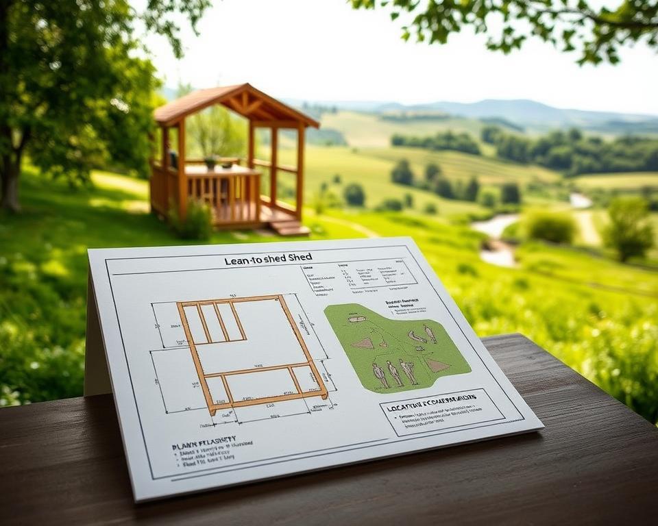 lean-to shed planning and location assessment