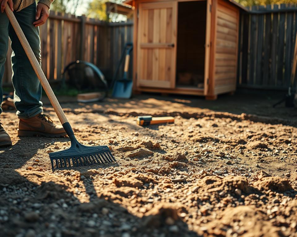leveling ground for shed leveling ground for shed