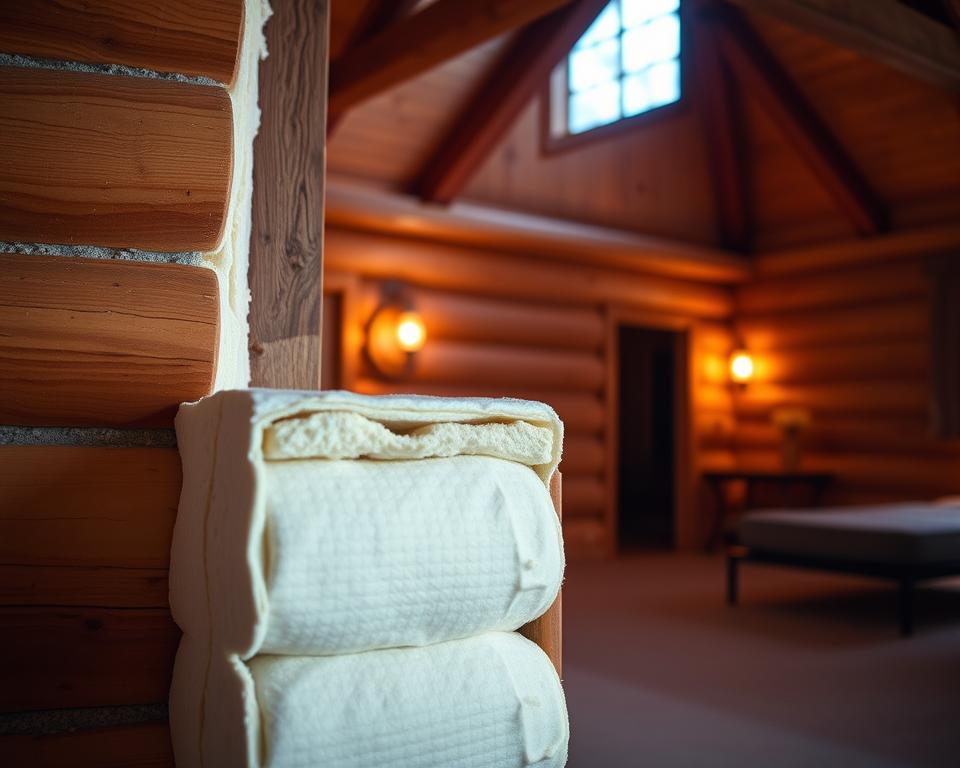 log cabin insulation