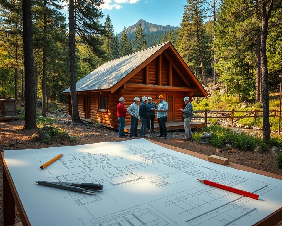 log cabin planning