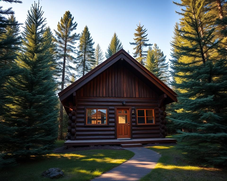 log cabin size