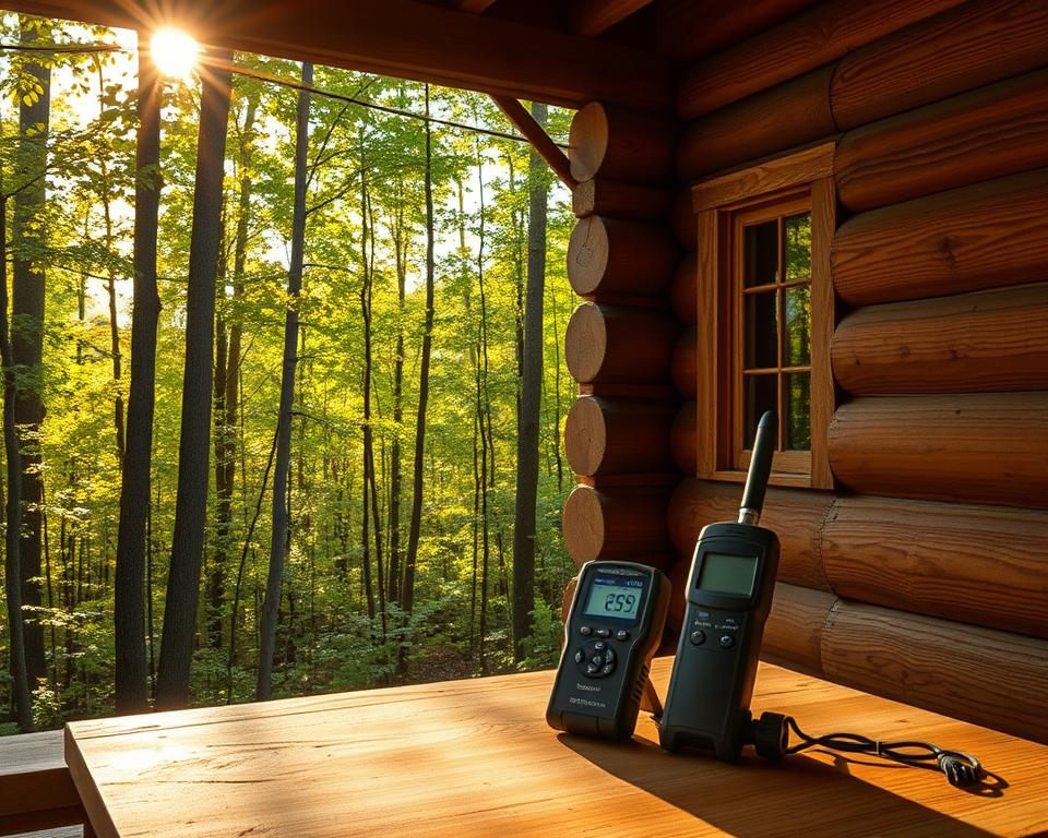 log cabin timber science moisture content