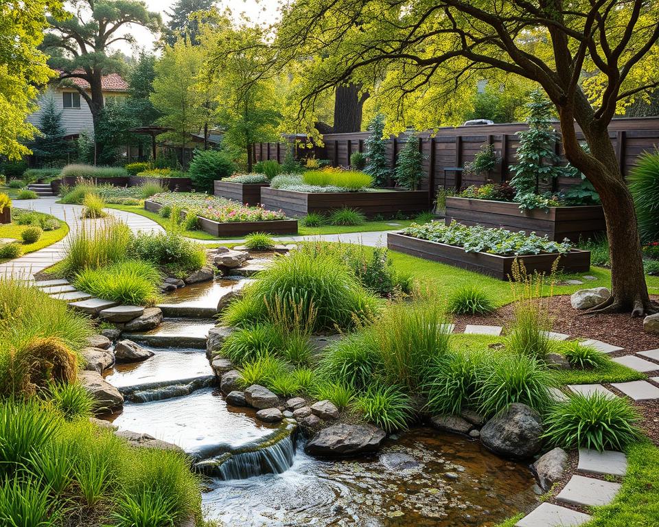 long-term garden flood solutions