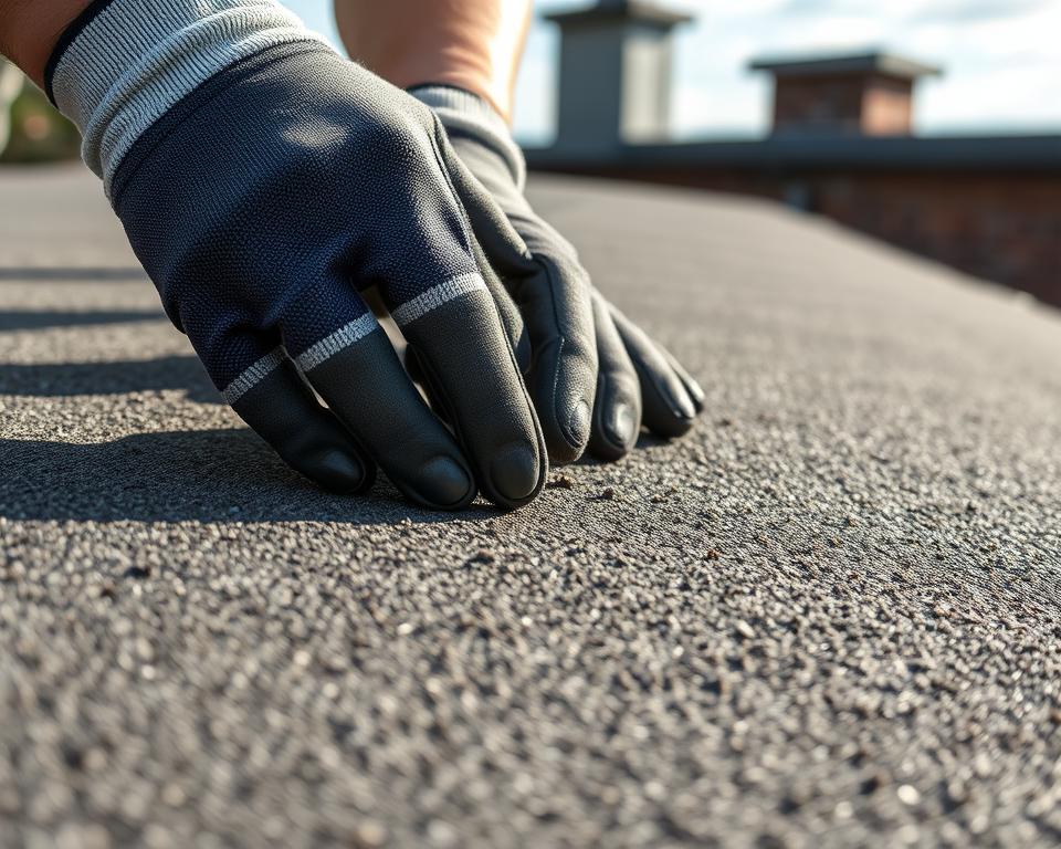 maintaining inspecting roof felt