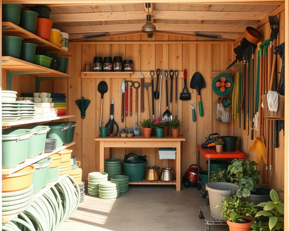 maintaining organised garden storage
