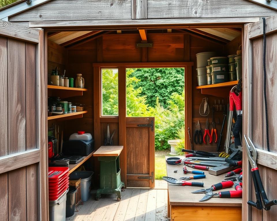 maintenance advice for garden sheds
