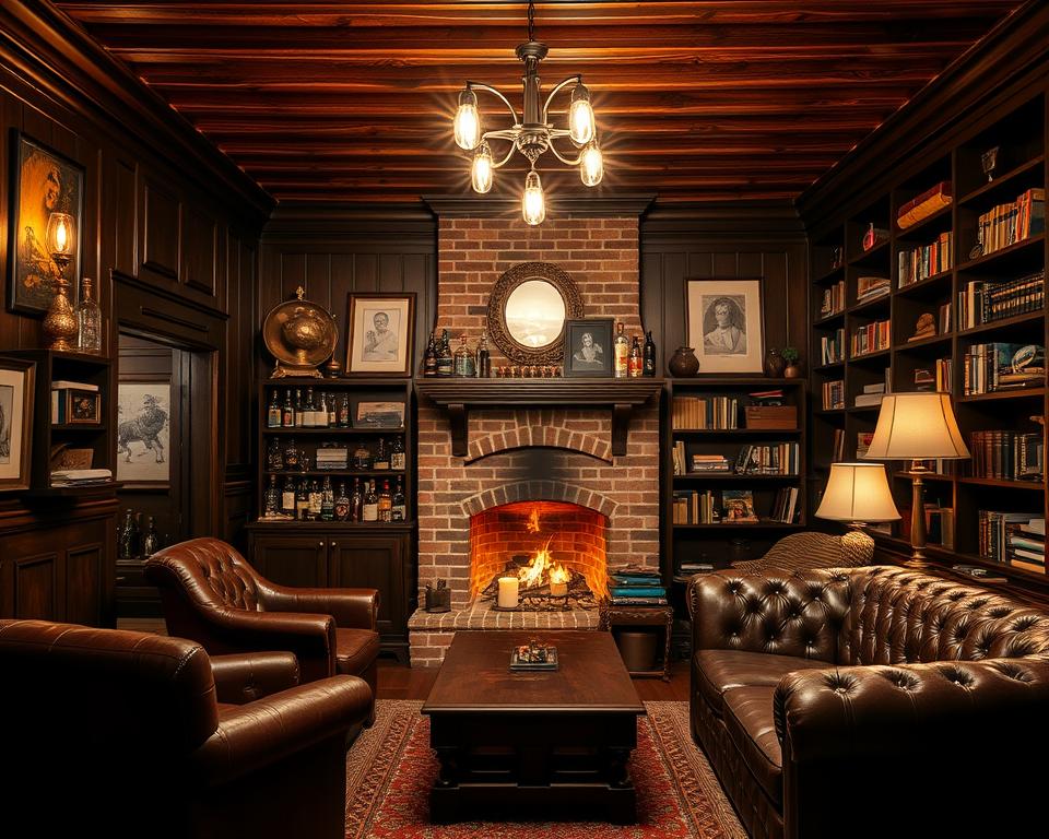 man cave interior design themes