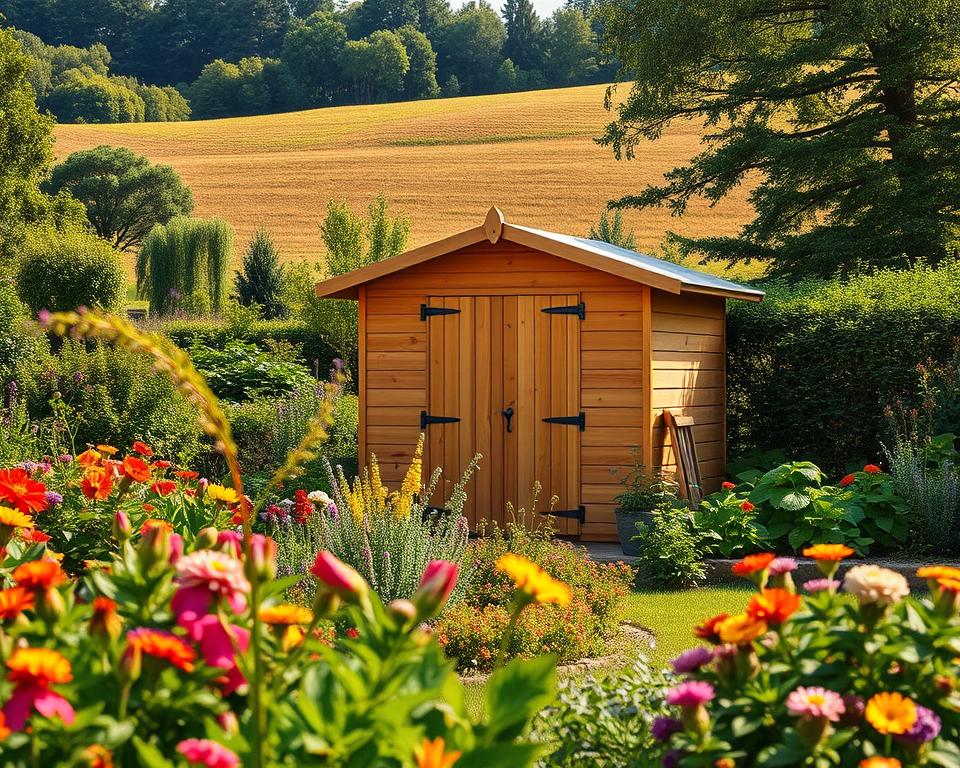 matching shed size to garden proportions