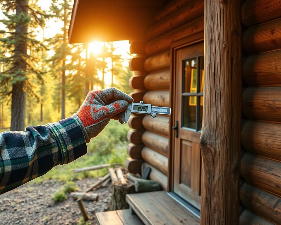 measuring log cabin insulation efficiency measuring log cabin insulation efficiency