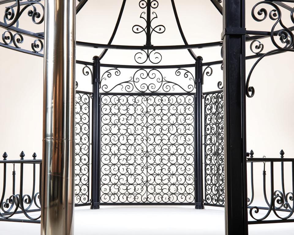 metal gazebo material comparison