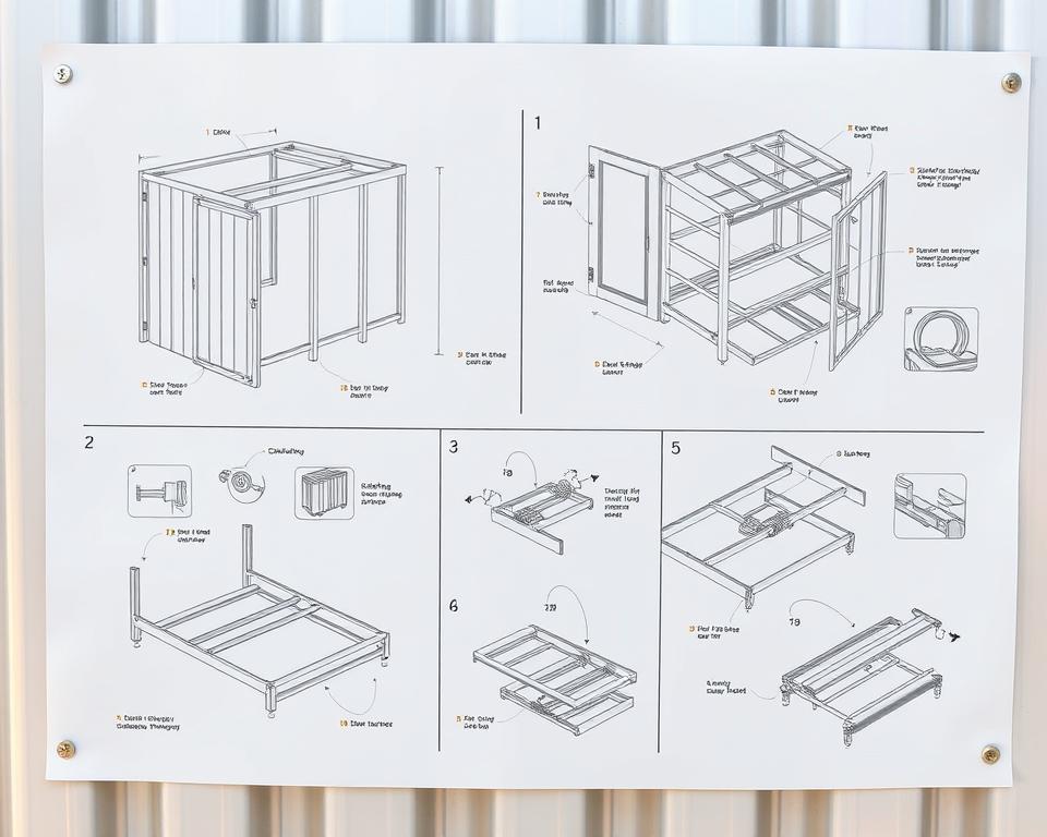 metal shed assembly instructions