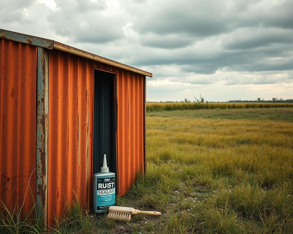 metal shed maintenance rust prevention