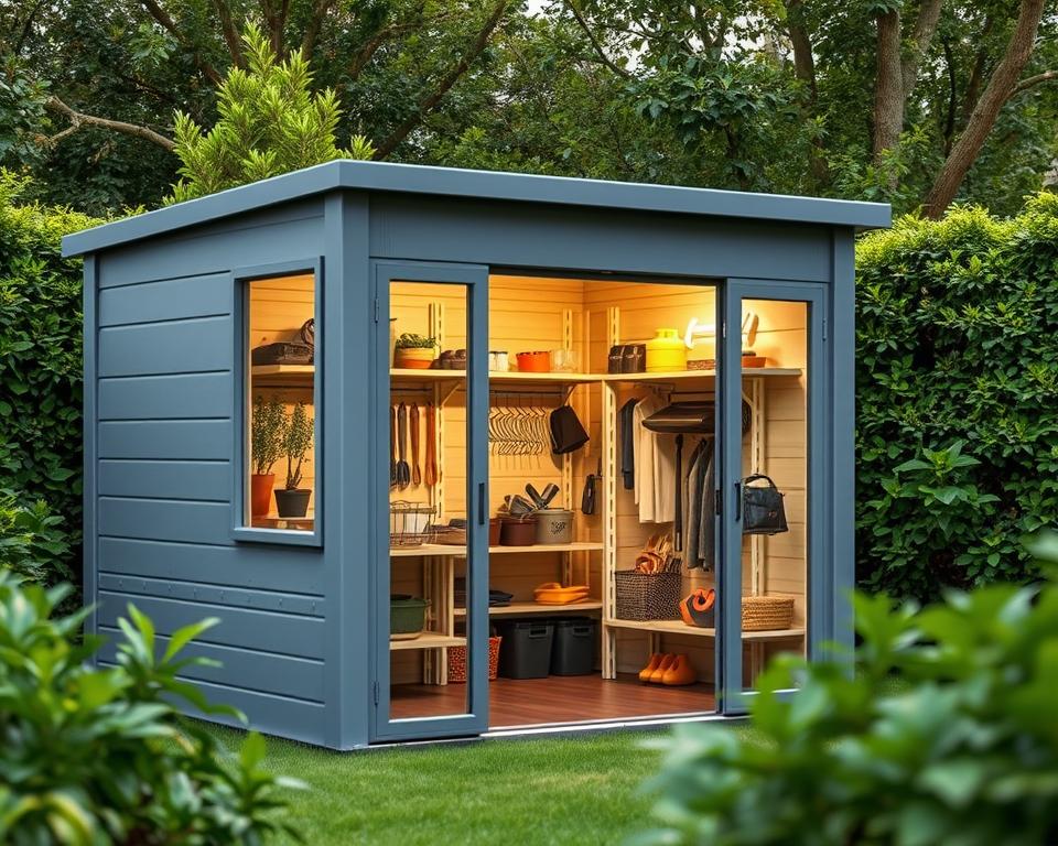 modern plastic garden shed features