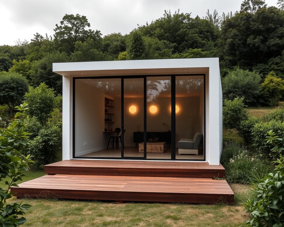 modern shed aesthetic