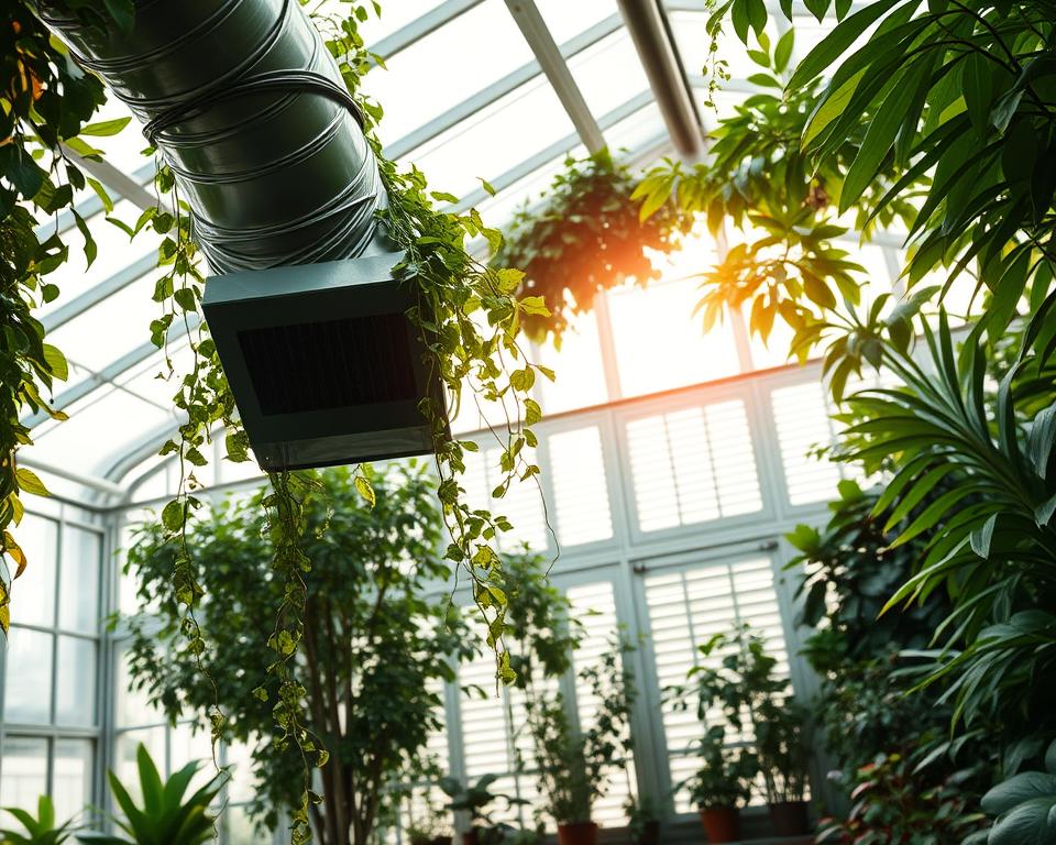 natural and mechanical greenhouse ventilation