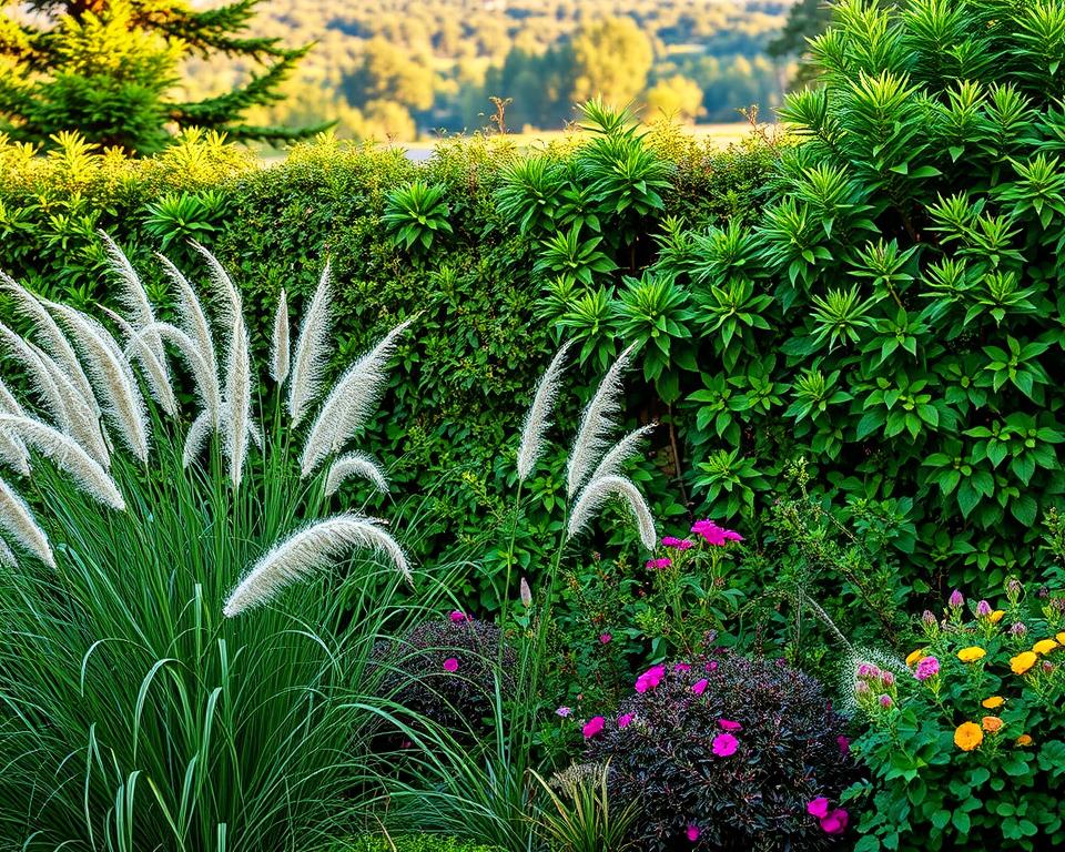 natural garden privacy plants