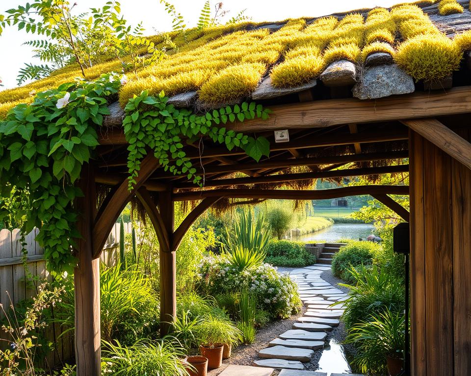 natural garden roof