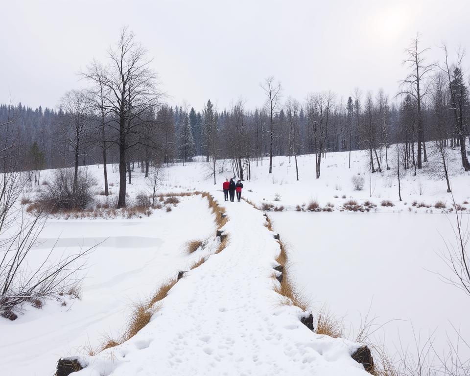 nature exploration in colder months