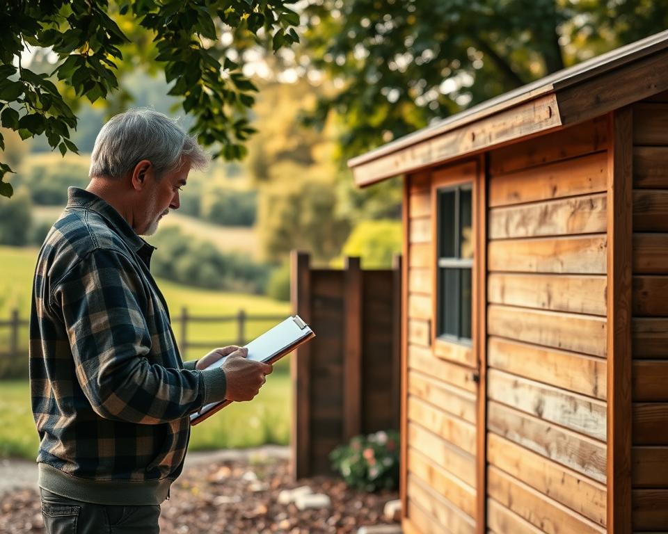 ongoing shed maintenance and inspection