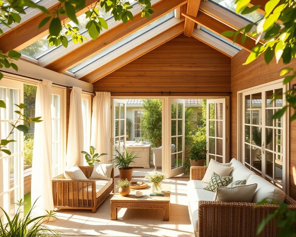 optimising natural light for summer house