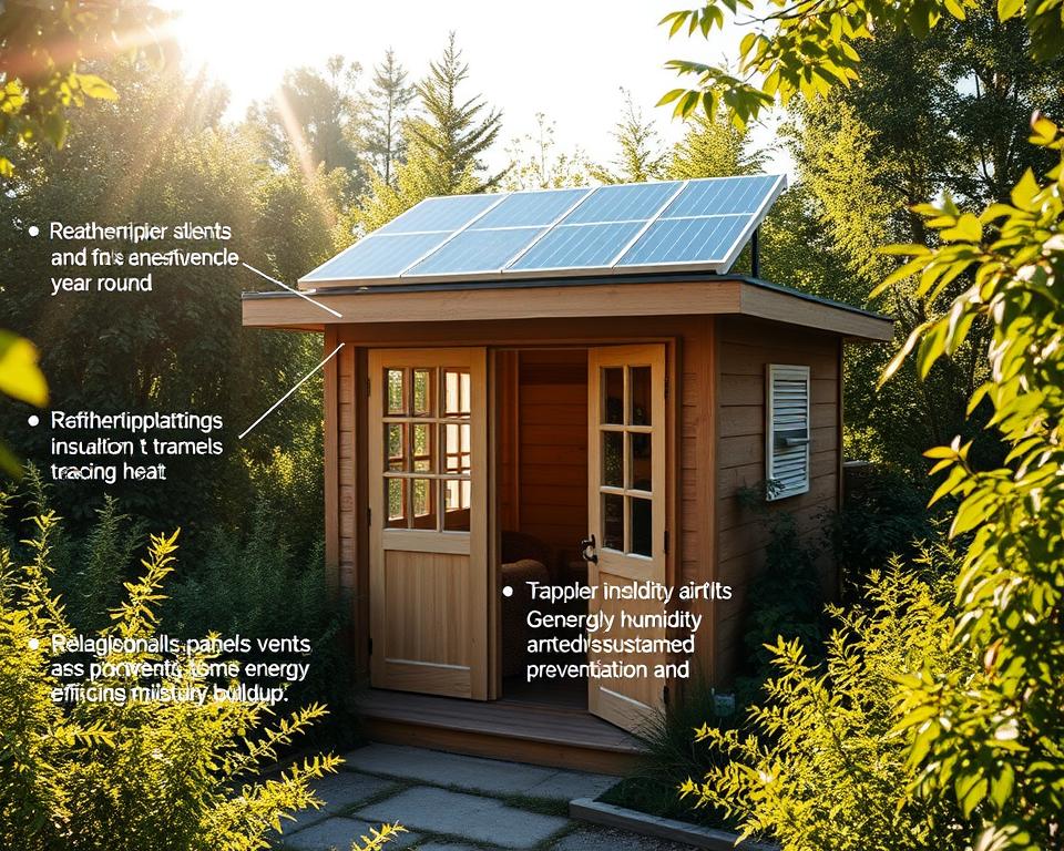 optimising shed energy efficiency