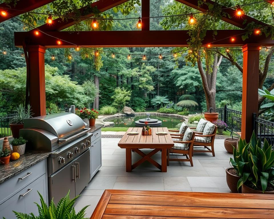 outdoor kitchen design