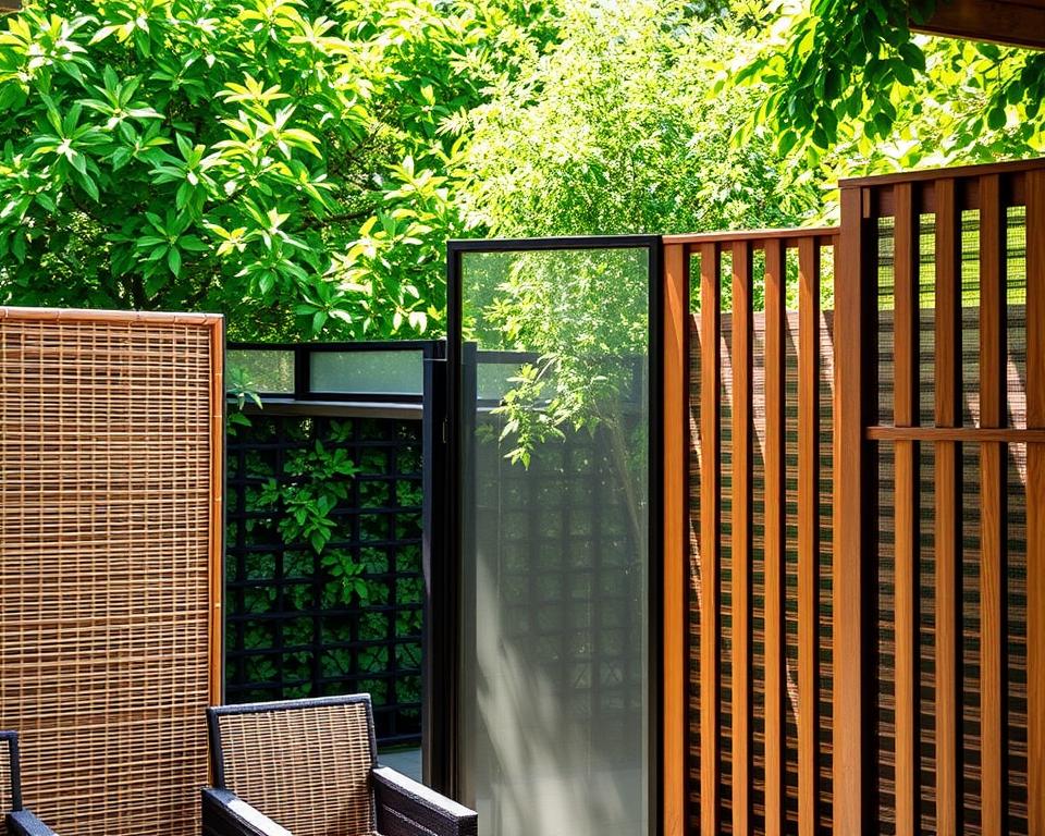 outdoor privacy screen material options outdoor privacy screen material options