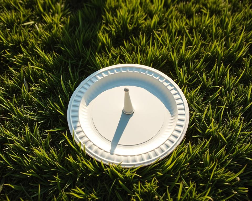 paper plate sundial