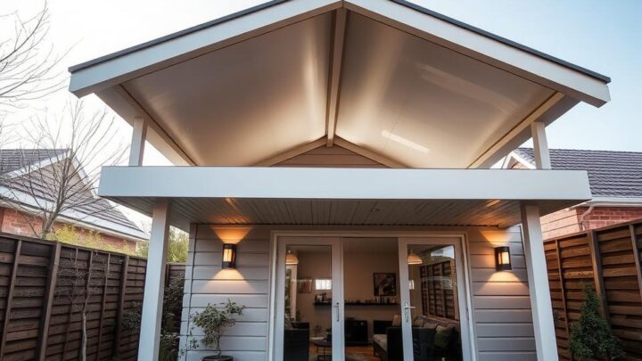 Modern Patio Roof Ideas for Your Garden Shed