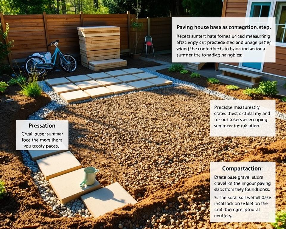 paving slab base installation guide