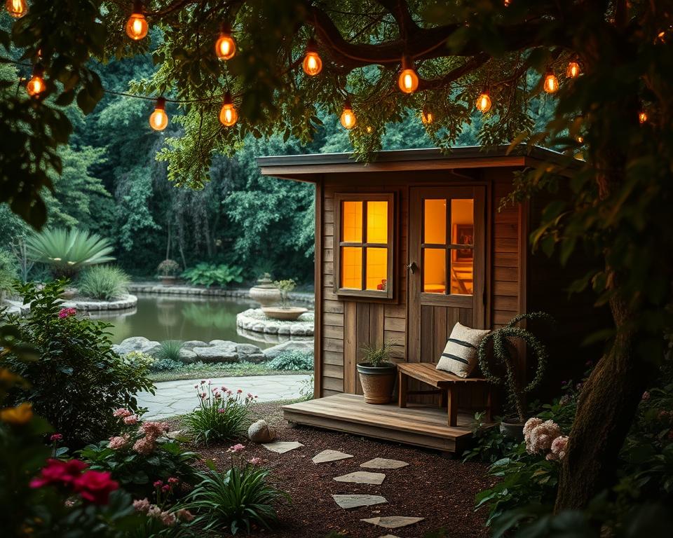 personalised garden retreat