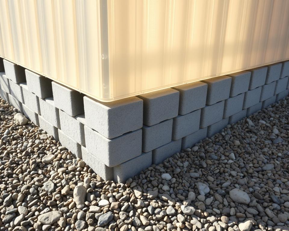 plastic shed foundation
