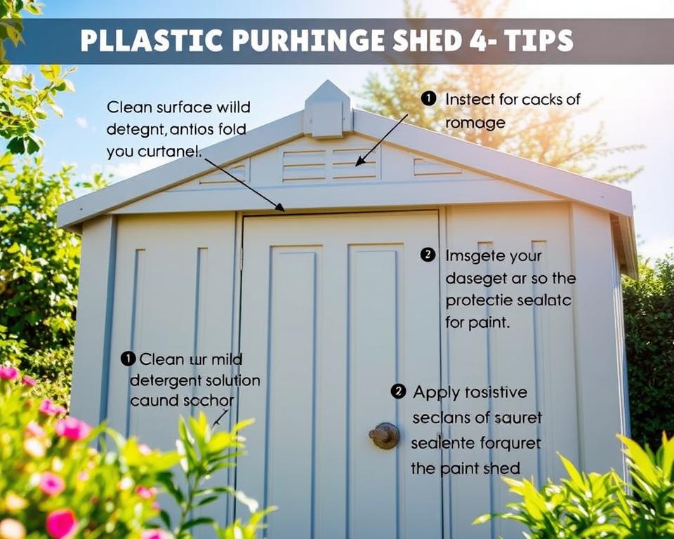 plastic shed maintenance tips