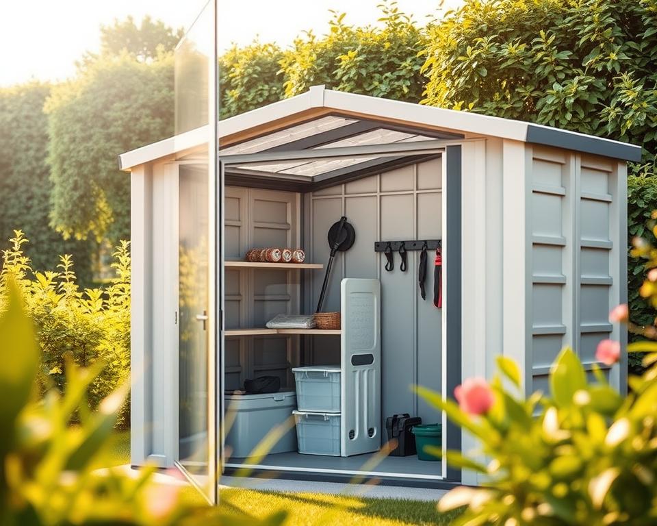 plastic shed materials and design features