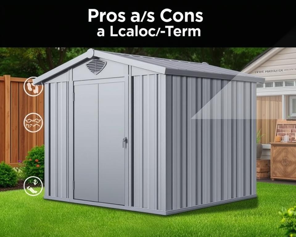 plastic shed pros and cons