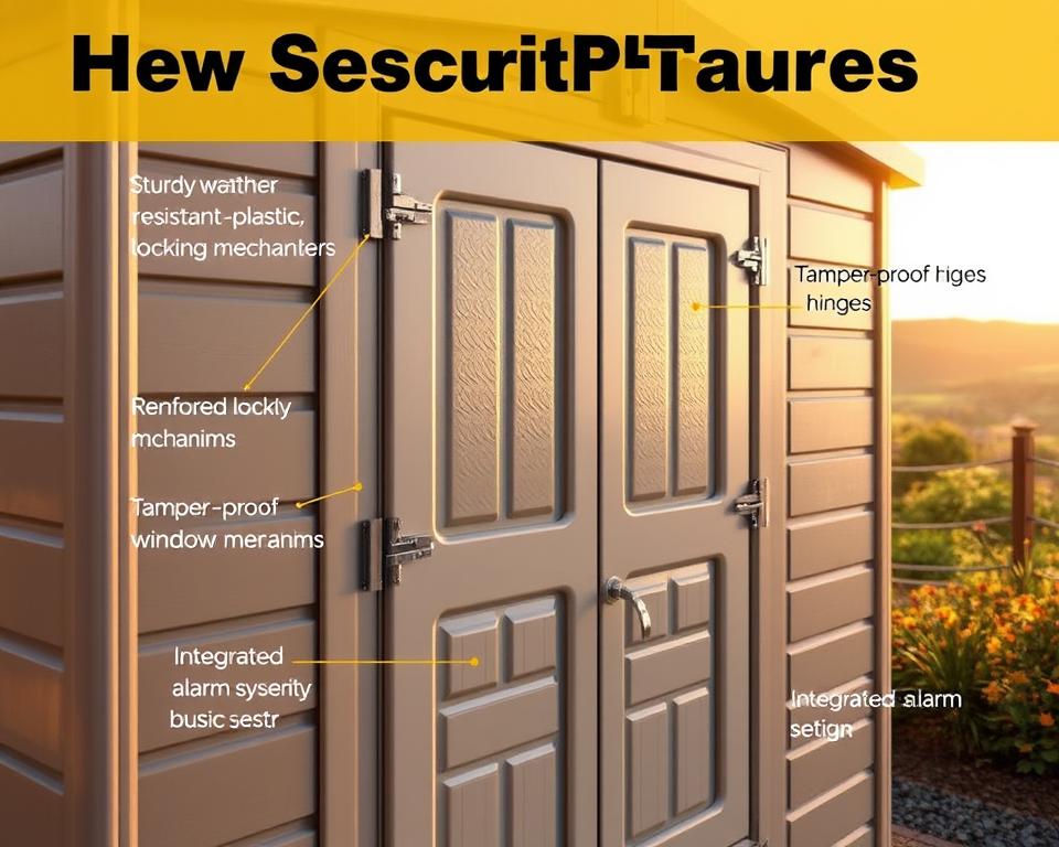 plastic shed security features