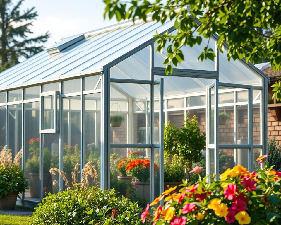 polycarbonate greenhouse features