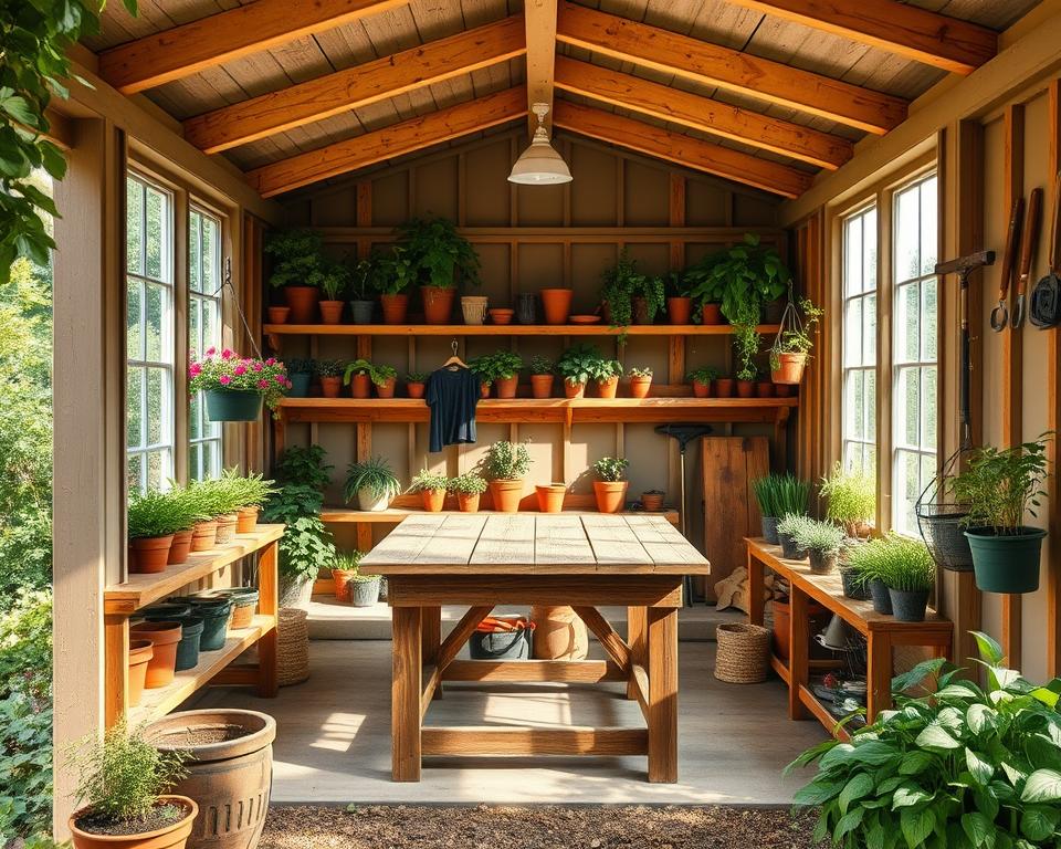 potting shed benefits