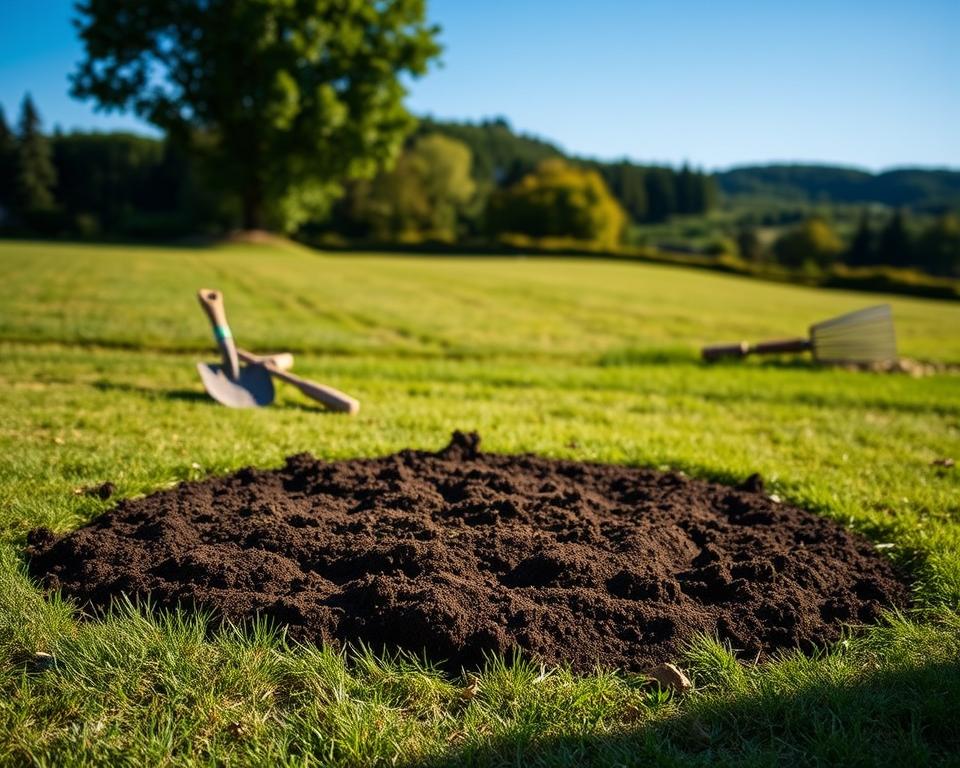 preparing ground for shed installation
