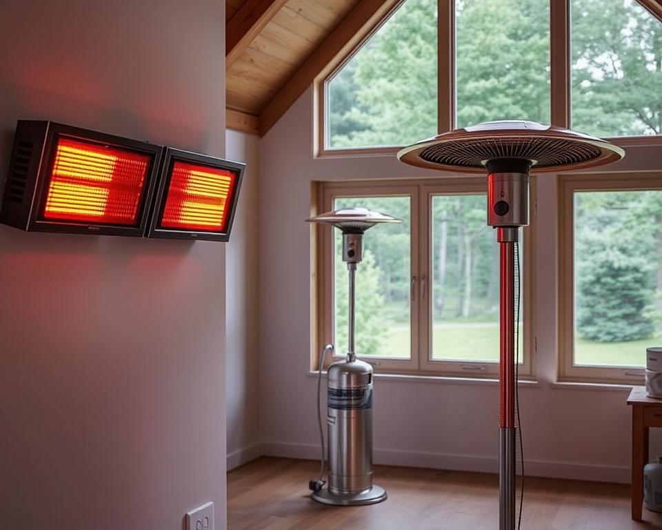 propane and infrared heaters installation