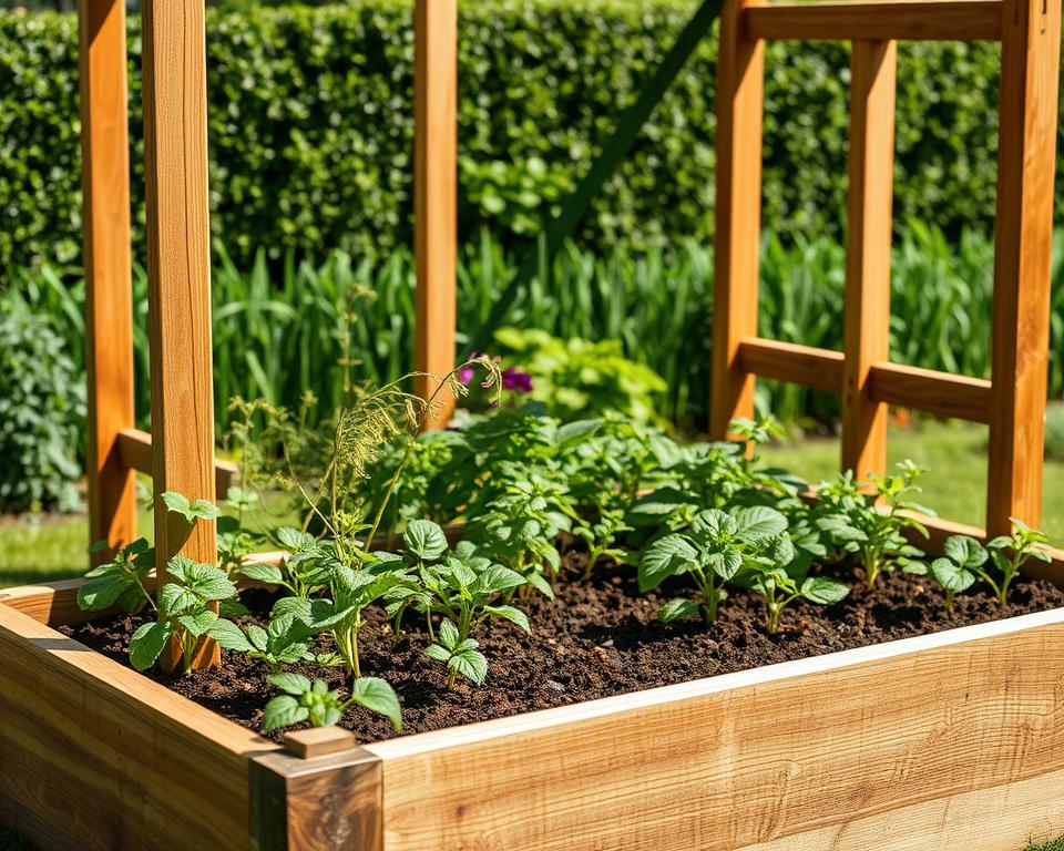 raised garden bed