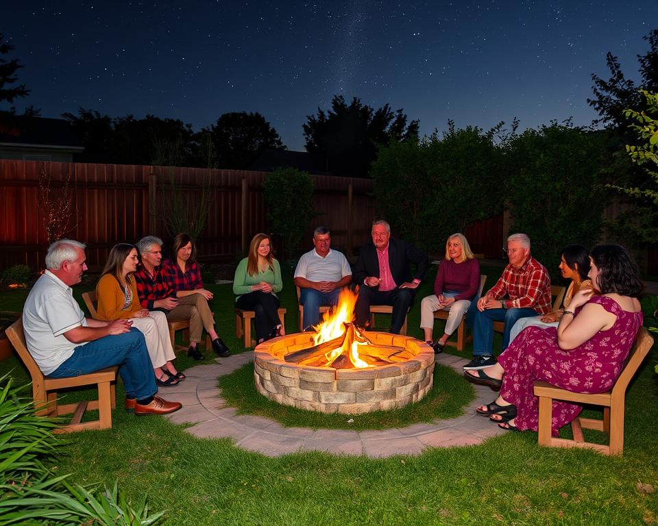 round fire pit designs