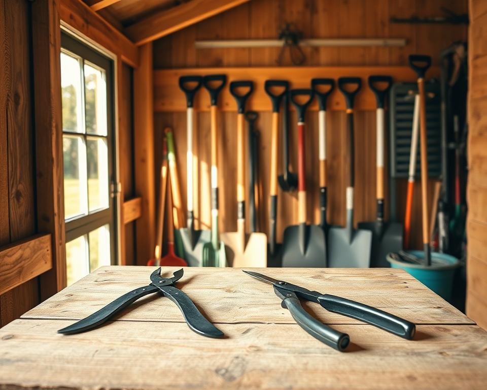 seasonal garden tool rotation